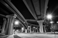 This was taken tonight on St. Paul Ave., a single four second exposure. And, here’s a three image HDR taken on the Riverwalk between Wells and Wisconsin.