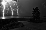 I went to Grant park this evening to take pictures of lightning. This is by far the best of the lot.