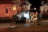 I was in the kitchen tonight and heard several obnoxiously frequent blows of a car horn. I looked out to scowl at the jerk making all the noise, but saw [&hellip;]