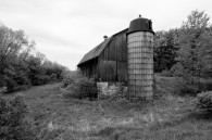 This is an old roadside barn on Hwy 11 near Burlington.