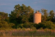This is an old silo in Franklin. I took these yesterday evening, with the sun low in the sky and some nice clouds overhead.