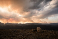 Smoke from the Cameron Peak Fire.