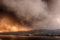 Smoke from the Cameron Peak fire.